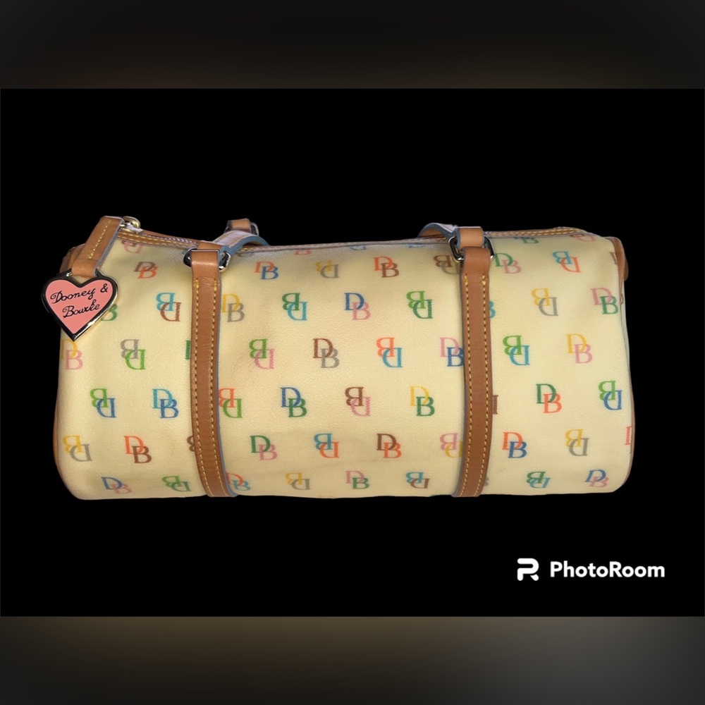 FREE SHIPPING Dooney & Bourke Y2K Rainbow Monogram bag